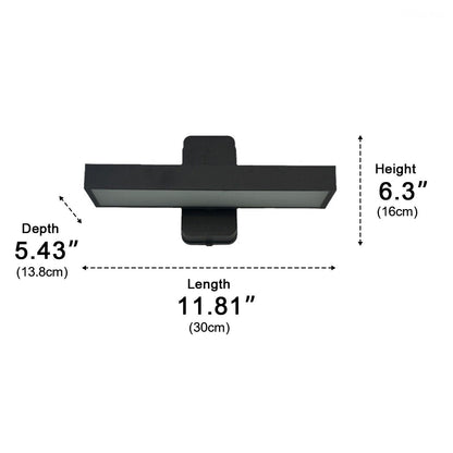 350° Rotatable RGB Linear LED Outdoor Wall Light