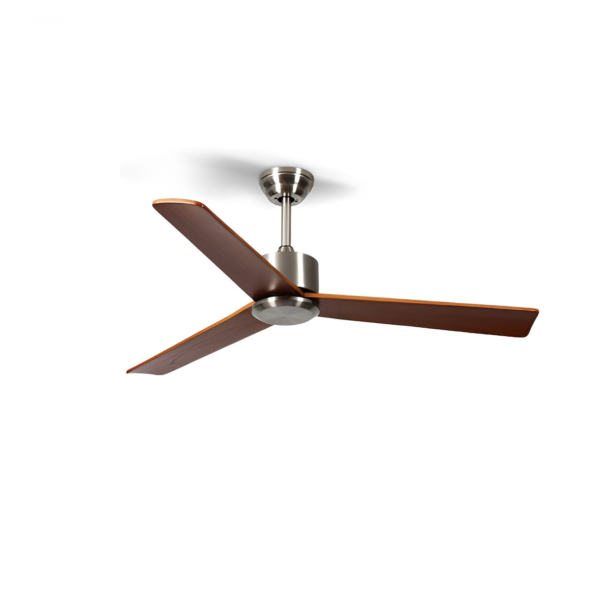 Waterproof 3-Blade Streamlined Wood Outdoor Ceiling Fan