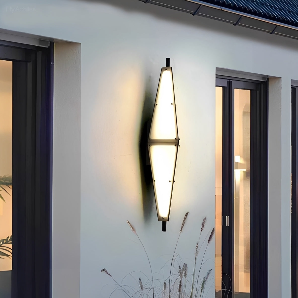 Waterproof Luxury Diamond Outdoor Wall Light
