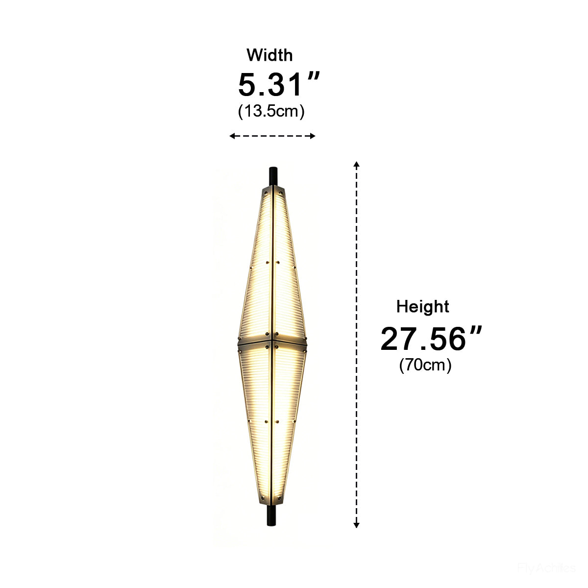 Waterproof Luxury Diamond Outdoor Wall Light
