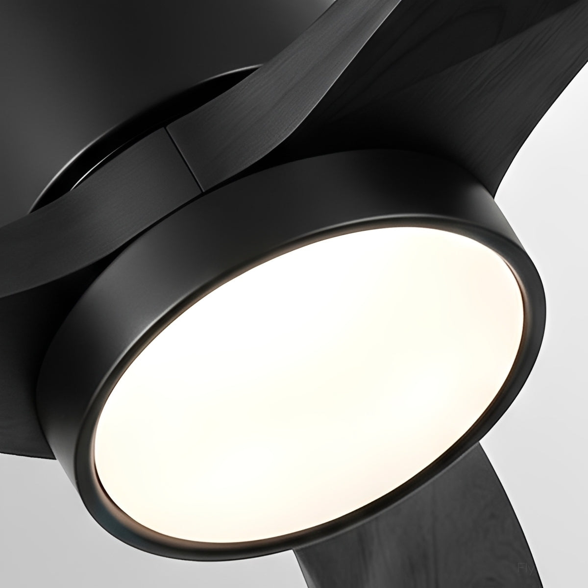 Modern Wood Ceiling Fan Light 6-Speed DC Motor Full-Spectrum