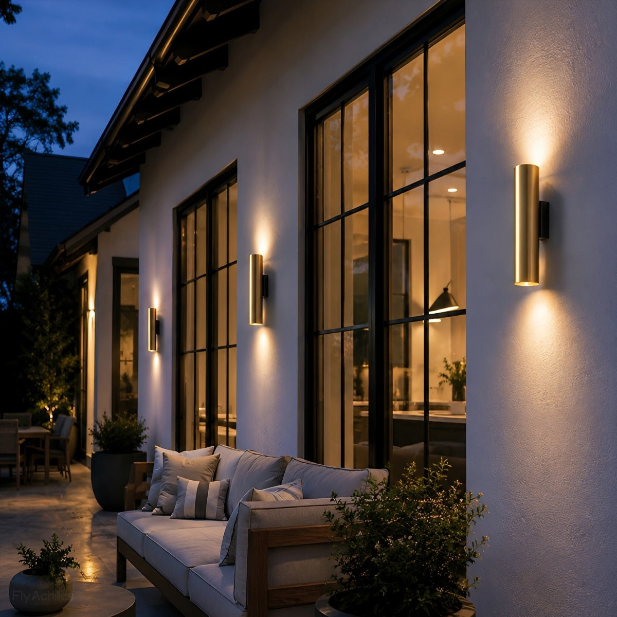 Waterproof Cylinder Up and Down Outdoor Wall Light