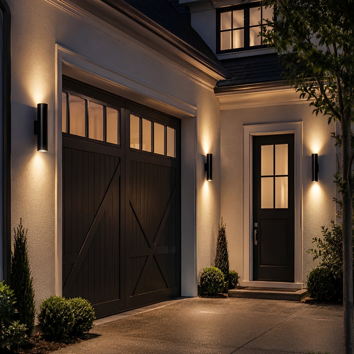 Waterproof Cylinder Up and Down Outdoor Wall Light