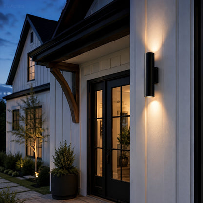 Waterproof Cylinder Up and Down Outdoor Wall Light
