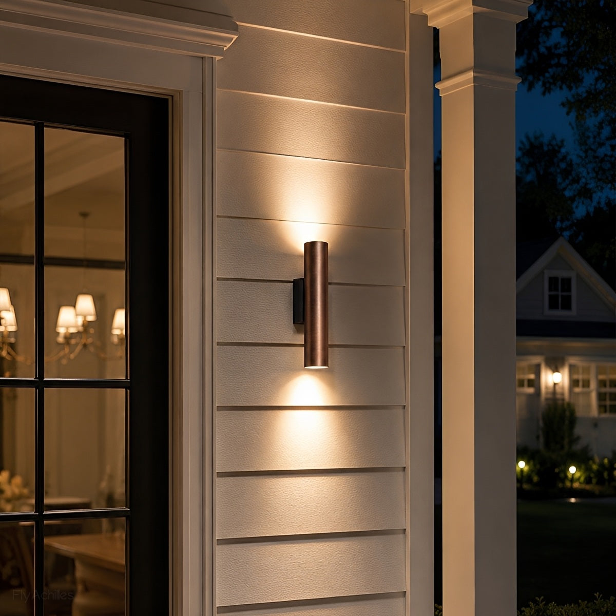 Waterproof Cylinder Up and Down Outdoor Wall Light