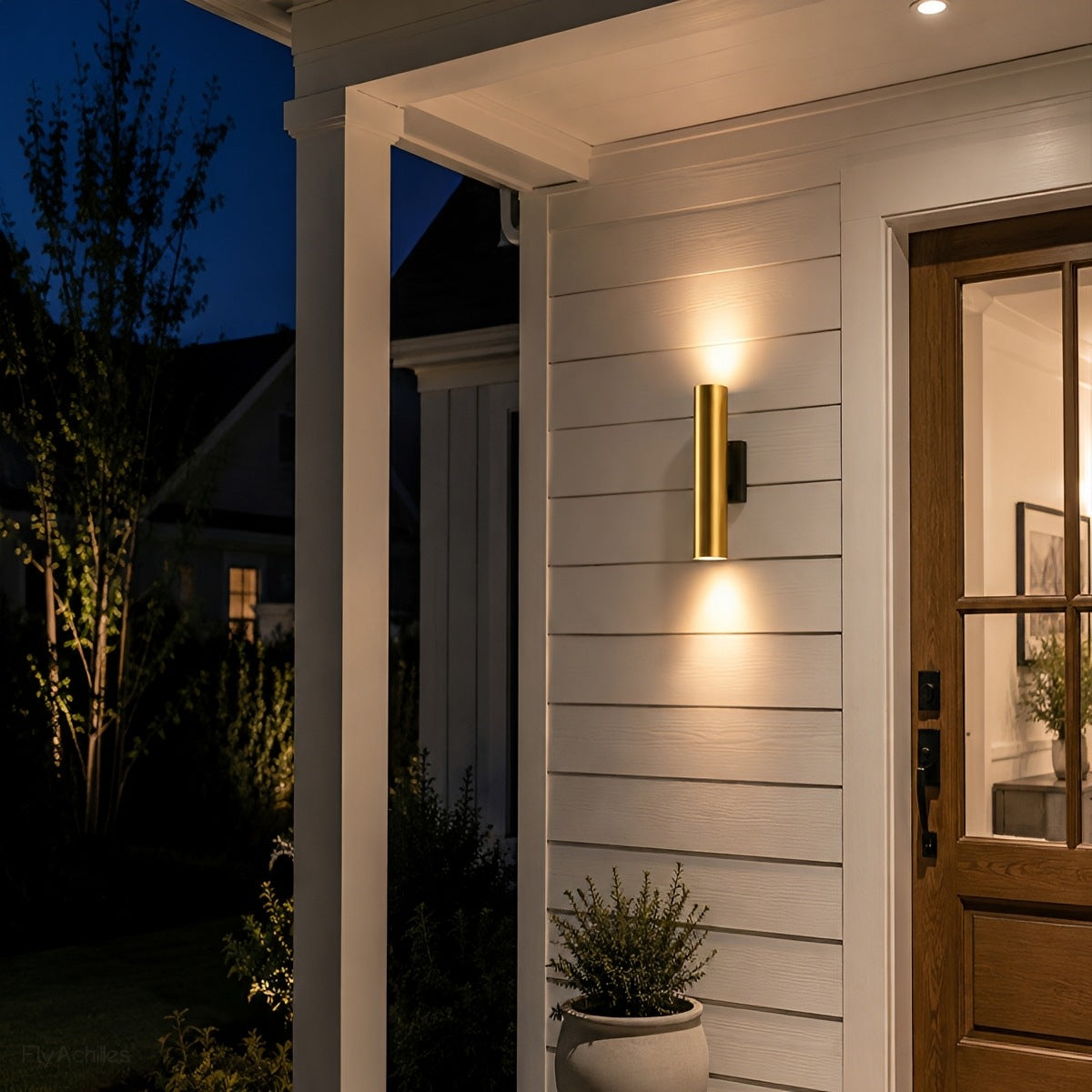 Waterproof Cylinder Up and Down Outdoor Wall Light