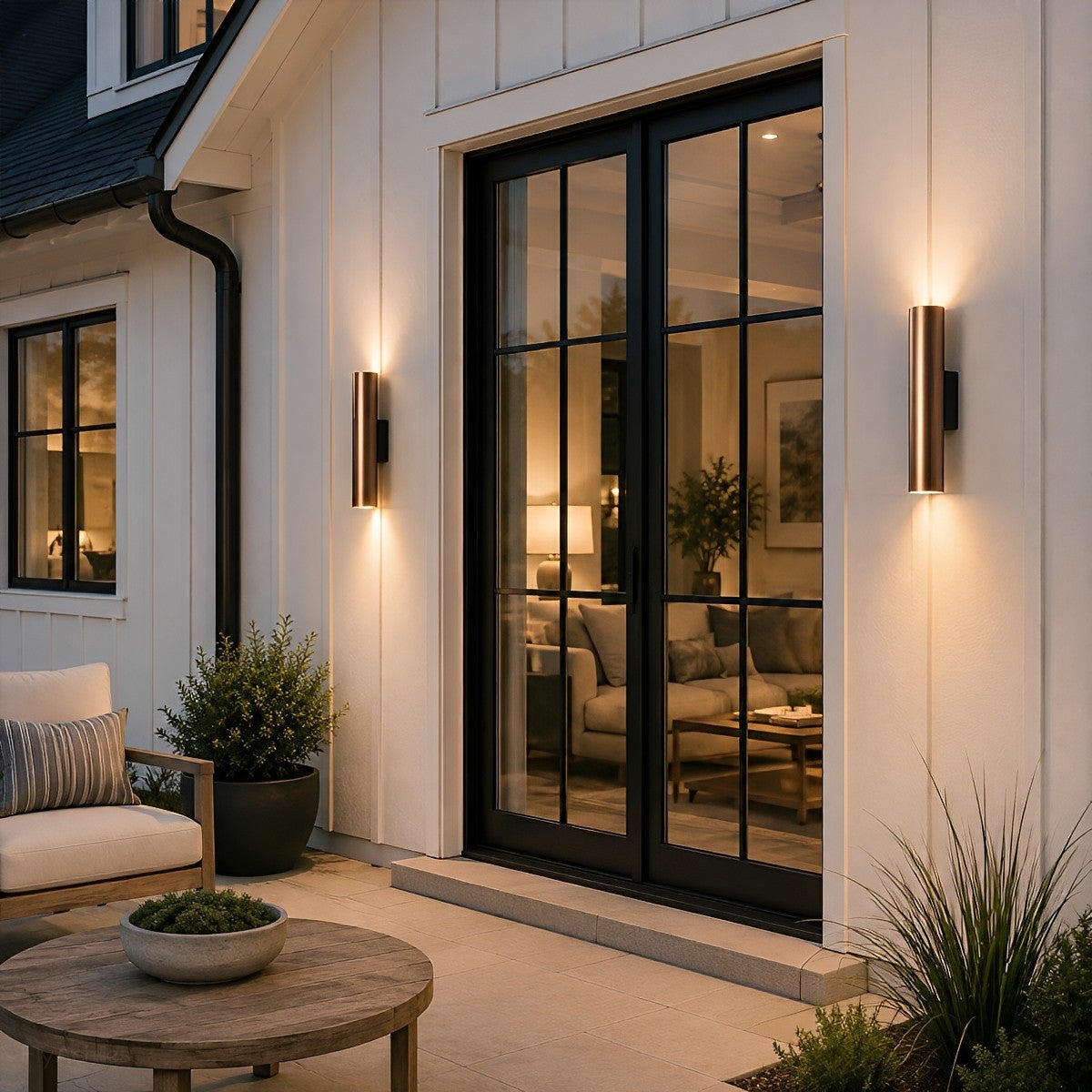 Waterproof Cylinder Up and Down Outdoor Wall Light
