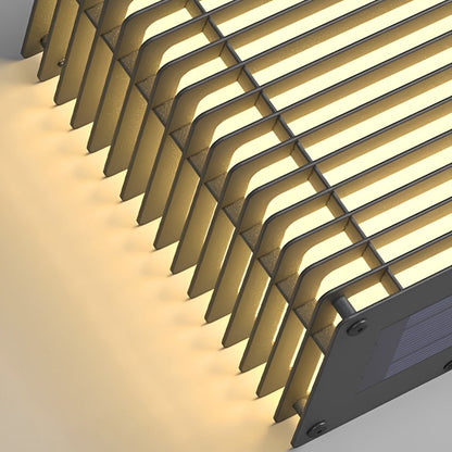 Waterproof Modern Louvered LED Outdoor Wall Light