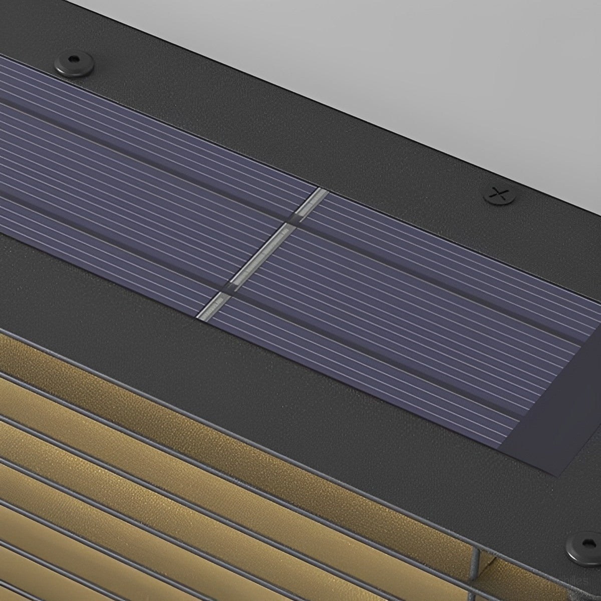 Waterproof Modern Louvered LED Outdoor Wall Light