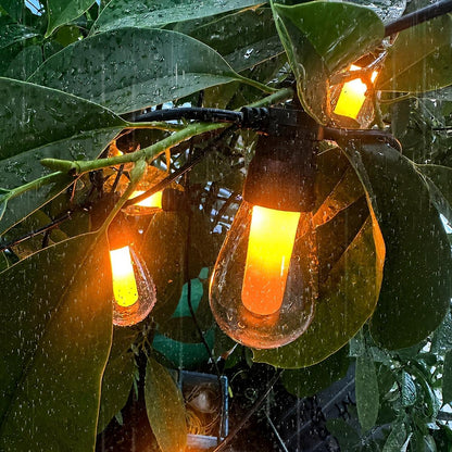 Waterproof 10 LED Outdoor String Lights 16.85ft