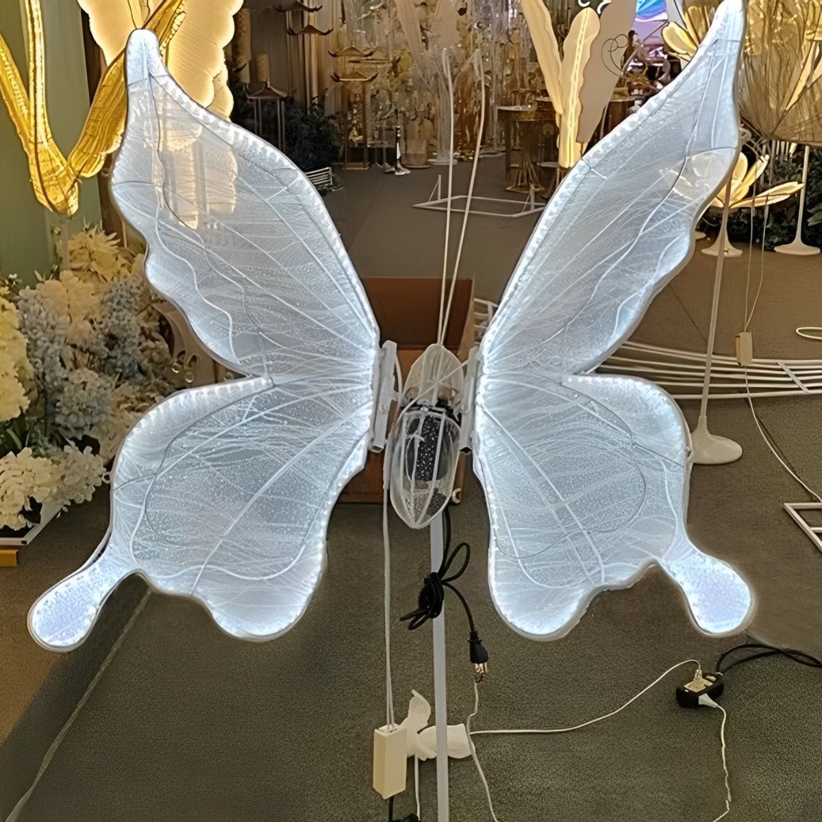 Electric Butterfly Floor Lamp Wedding Decor Standing Light Party Light ...