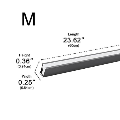 4 Pcs 12V Plug In Recessed Invisible LED Linear Lights Under Cabinet Lighting - Flyachilles