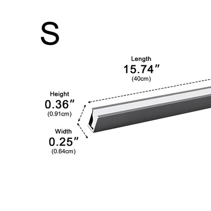 4 Pcs 12V Plug In Recessed Invisible LED Linear Lights Under Cabinet Lighting - Flyachilles