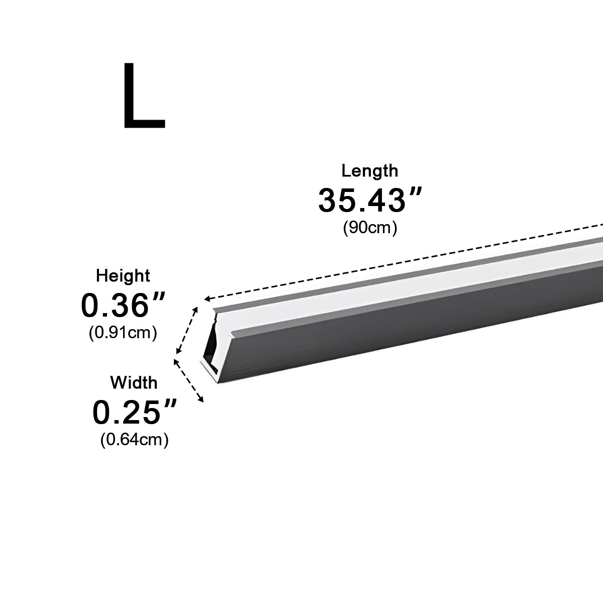 4 Pcs 12V Plug In Recessed Invisible LED Linear Lights Under Cabinet Lighting - Flyachilles