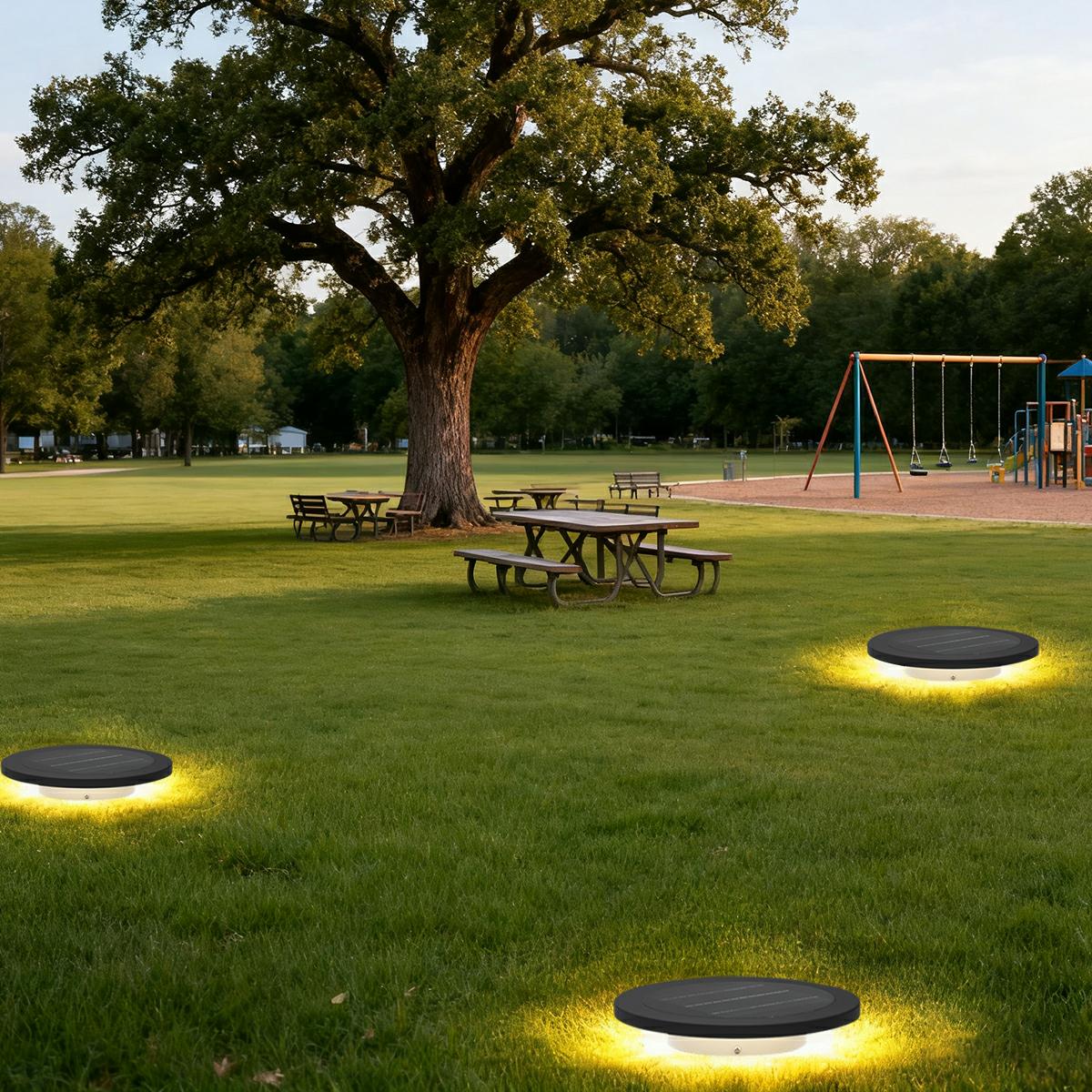 Waterproof Solar Outdoor Grass Light LED Ground Lights for Villa Garden