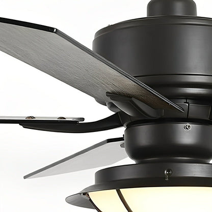 52" Classic Outdoor DC Motor Reverse Ceiling Fan Light - Flyachilles