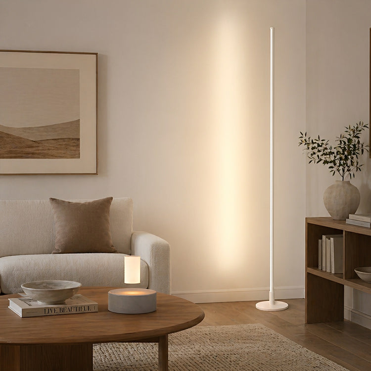 Modern Minimalist Ultra-thin LED Floor Lamp for Living Room Bedroom