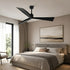 60" Contemporary Architecture Ceiling Fan with 3 Blades - Flyachilles