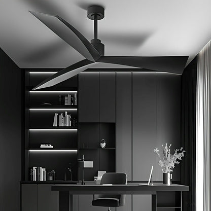 60" Contemporary Architecture Ceiling Fan with 3 Blades - Flyachilles