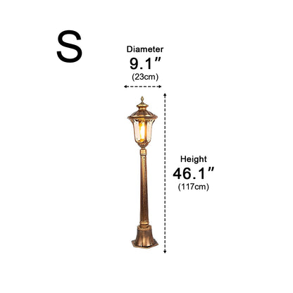 Luminous Guardian European Vintage Waterproof Aluminium LED Bronze Street Lights