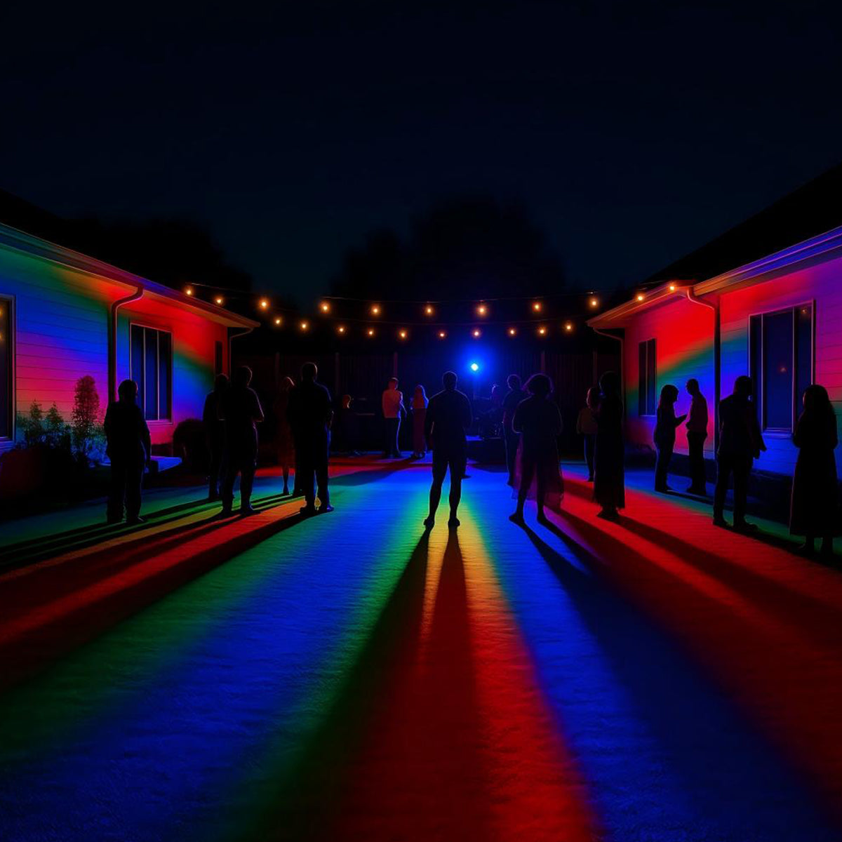 Tunable Outdoor Waterproof RGB LED Spot Light Landscape Tree Lighting With Remote Control