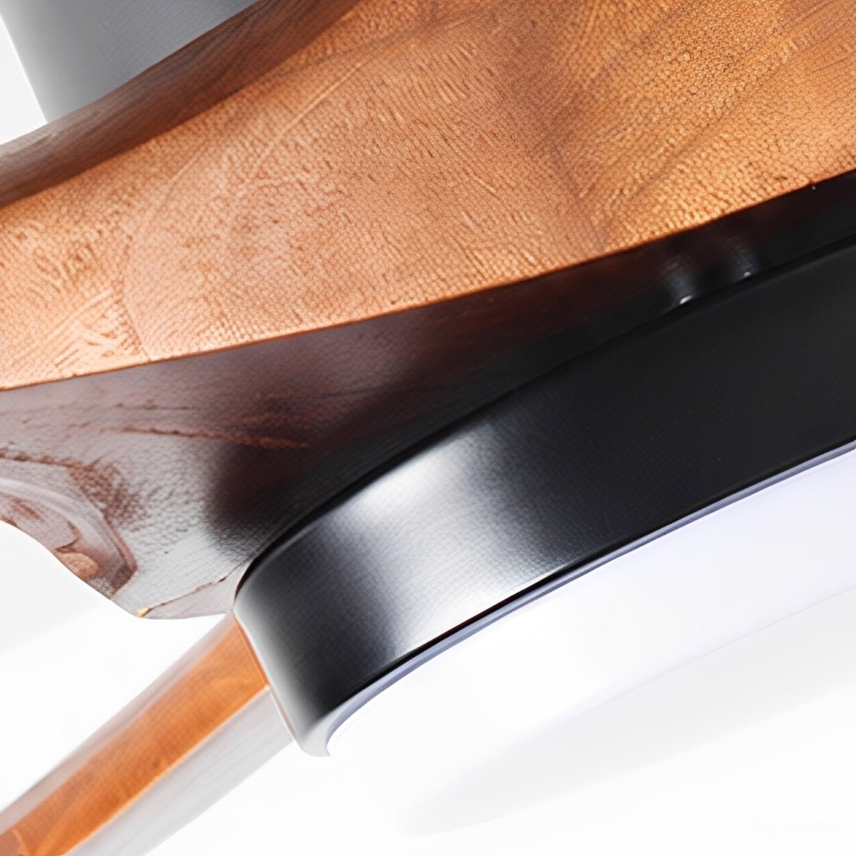 72 Inch Oversized Modern Wood LED Ceiling Fan with Light - Flyachilles