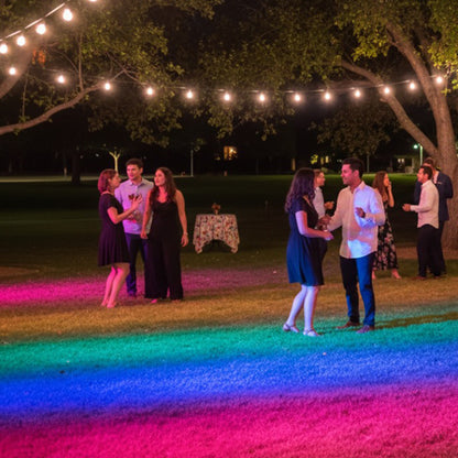 Tunable Outdoor Waterproof RGB LED Spot Light Landscape Tree Lighting With Remote Control