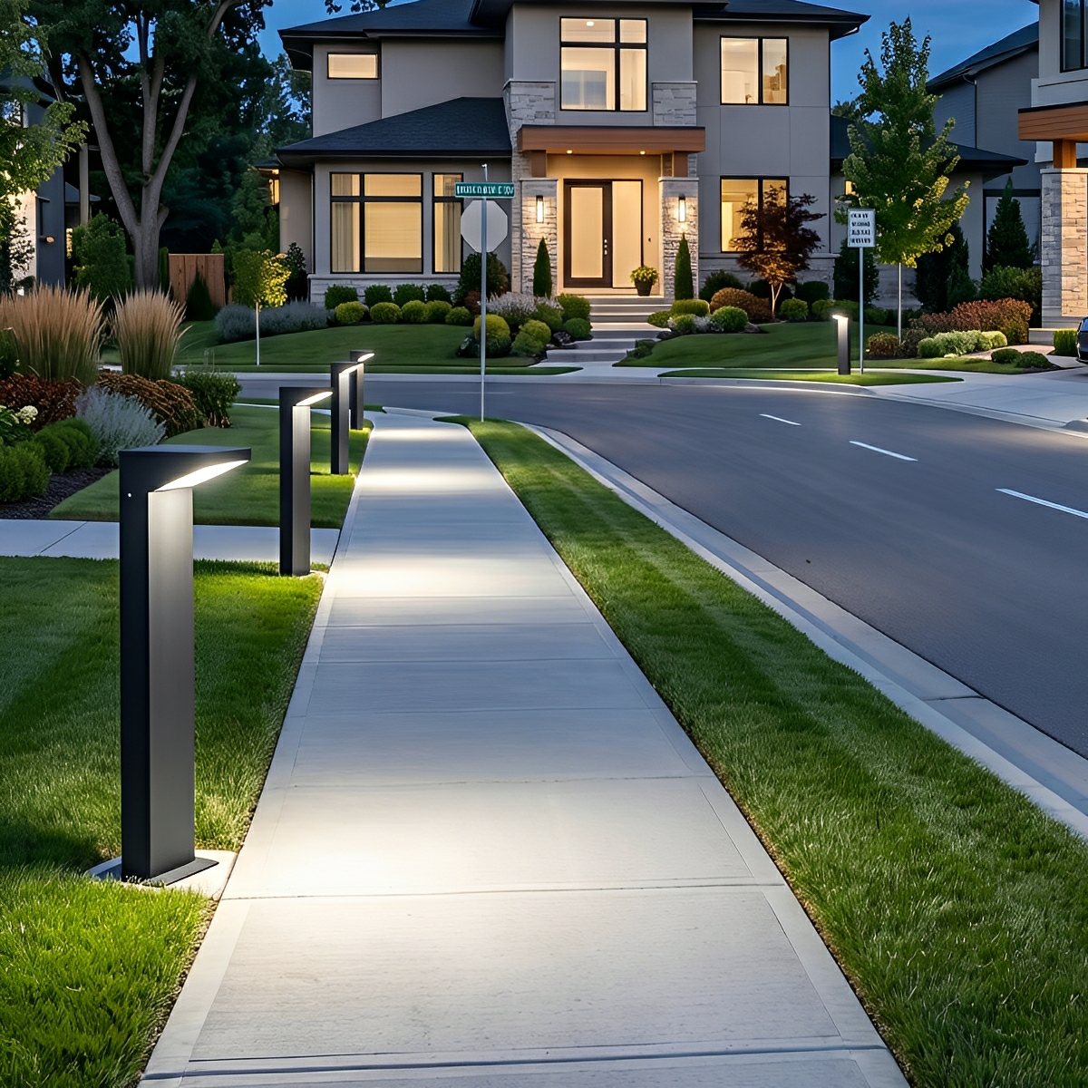 Waterproof Outdoor Solar 7-Shaped LED Pathway Lights