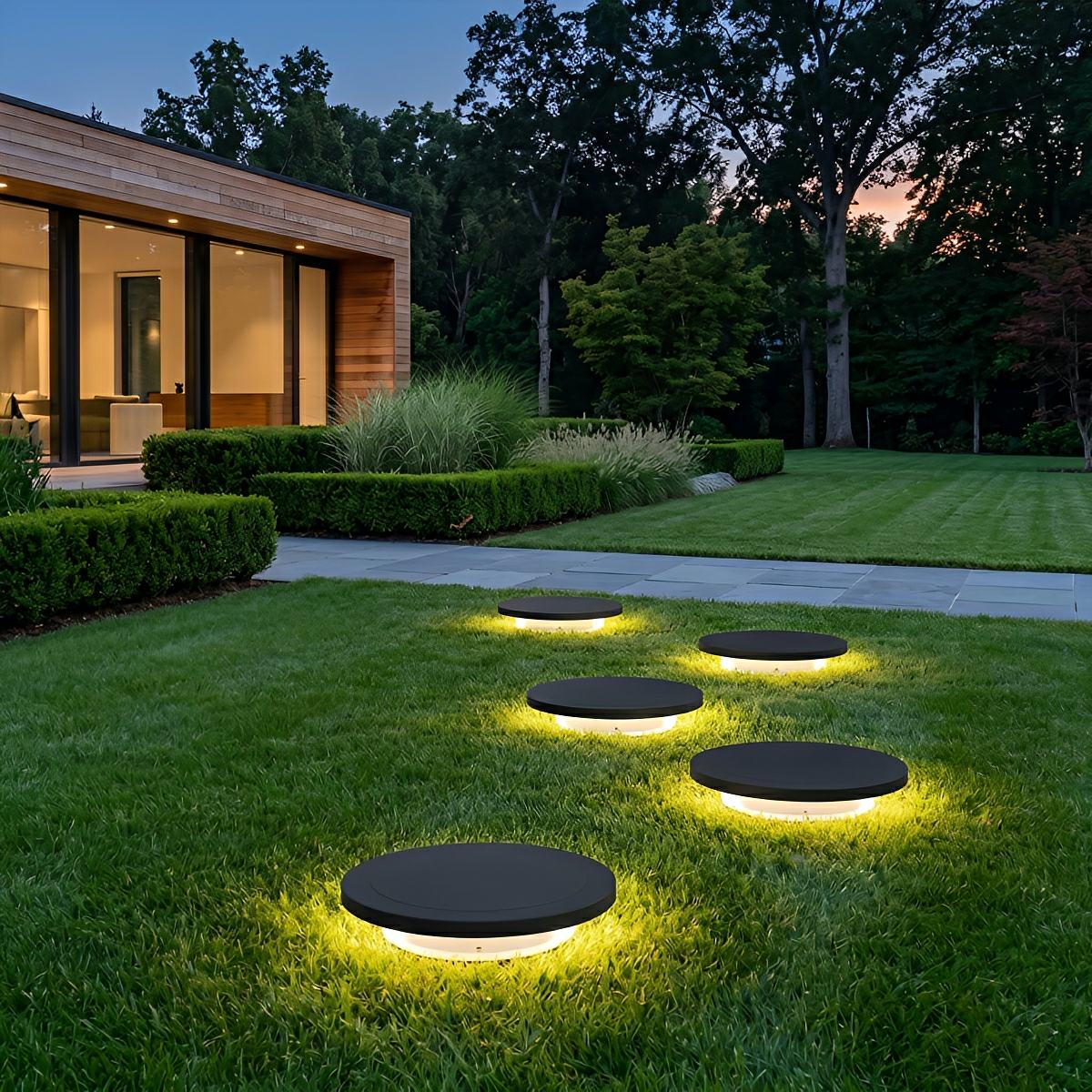 Outdoor Waterproof Solar Grass Light for Villa Garden Ground Insert / Solar / Single
