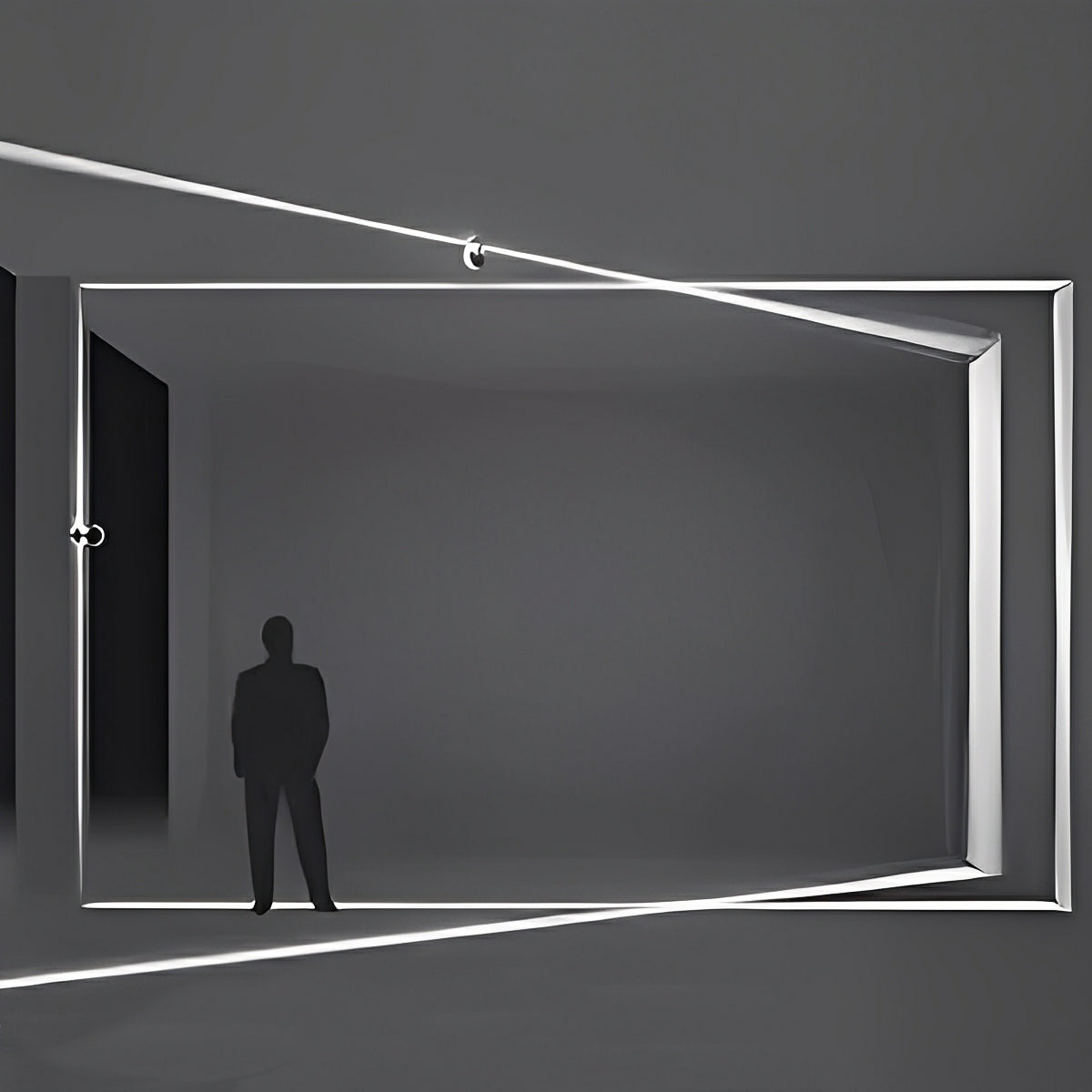 Cyberpunk Hallway LED Wall Light Beam Spot Light