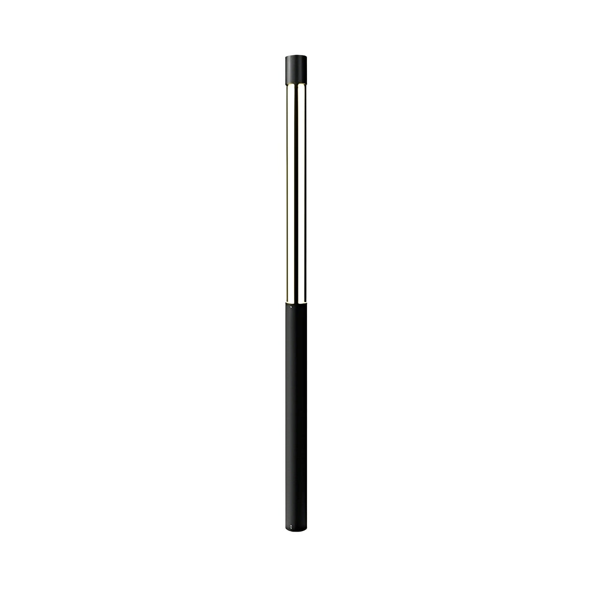 Modern Cylinder LED Black Outdoor Post Lights Pathway Light