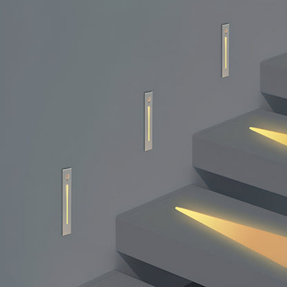 Modern Waterproof White Rectangle LED Waterproof Recessed Stair Lights Step Lights