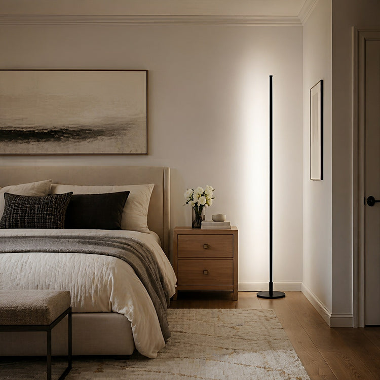 Modern Minimalist Ultra-thin LED Floor Lamp for Living Room Bedroom