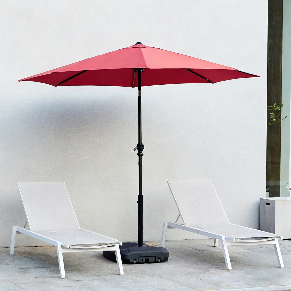9 Ft Waterproof UV Protection Outdoor Patio Umbrella - Flyachilles