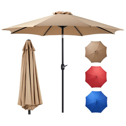 9 Ft Waterproof UV Protection Outdoor Patio Umbrella - Flyachilles
