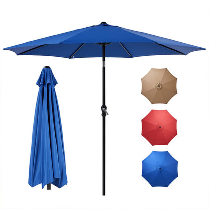 9 Ft Waterproof UV Protection Outdoor Patio Umbrella - Flyachilles