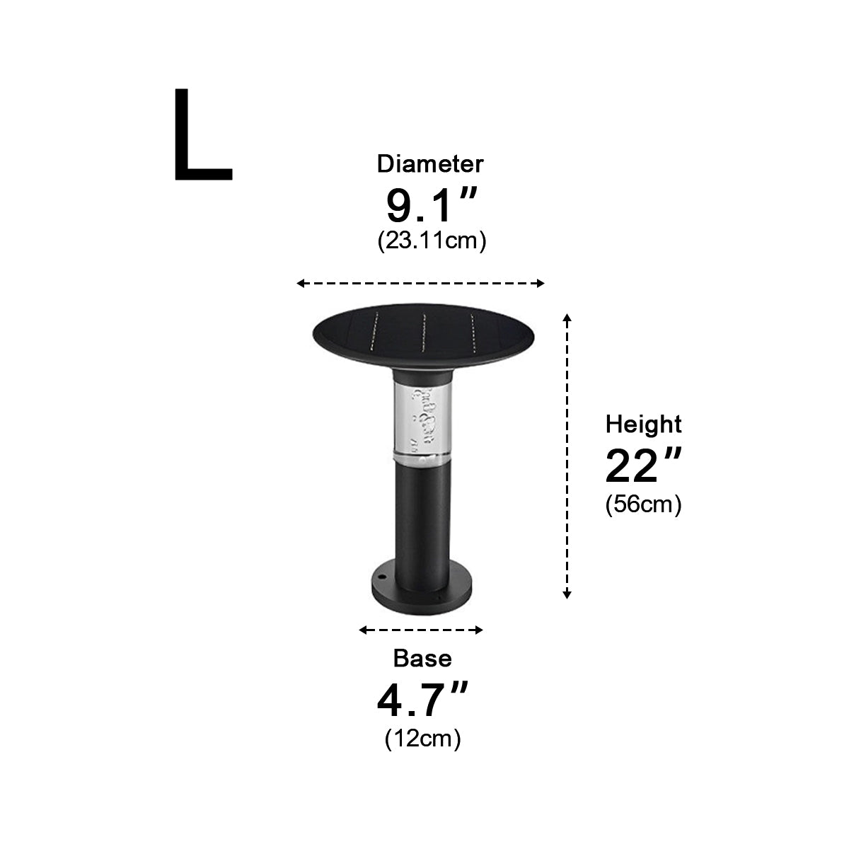 Round Creative Bubble Design Waterproof LED Modern Solar Path Lights