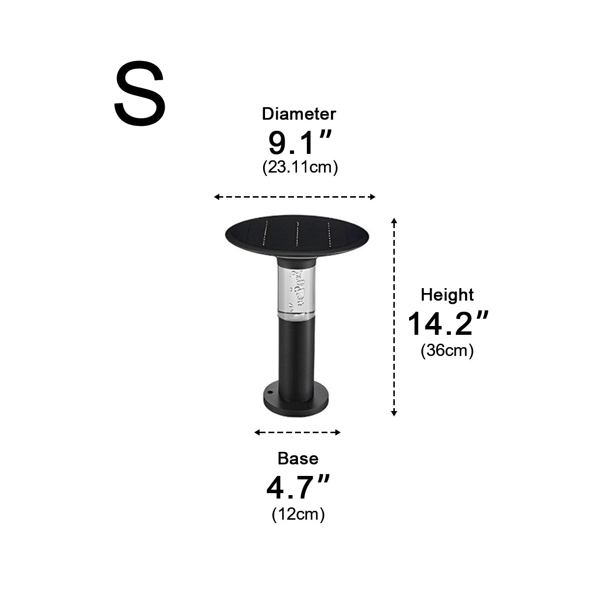Round Creative Bubble Design Waterproof LED Modern Solar Path Lights