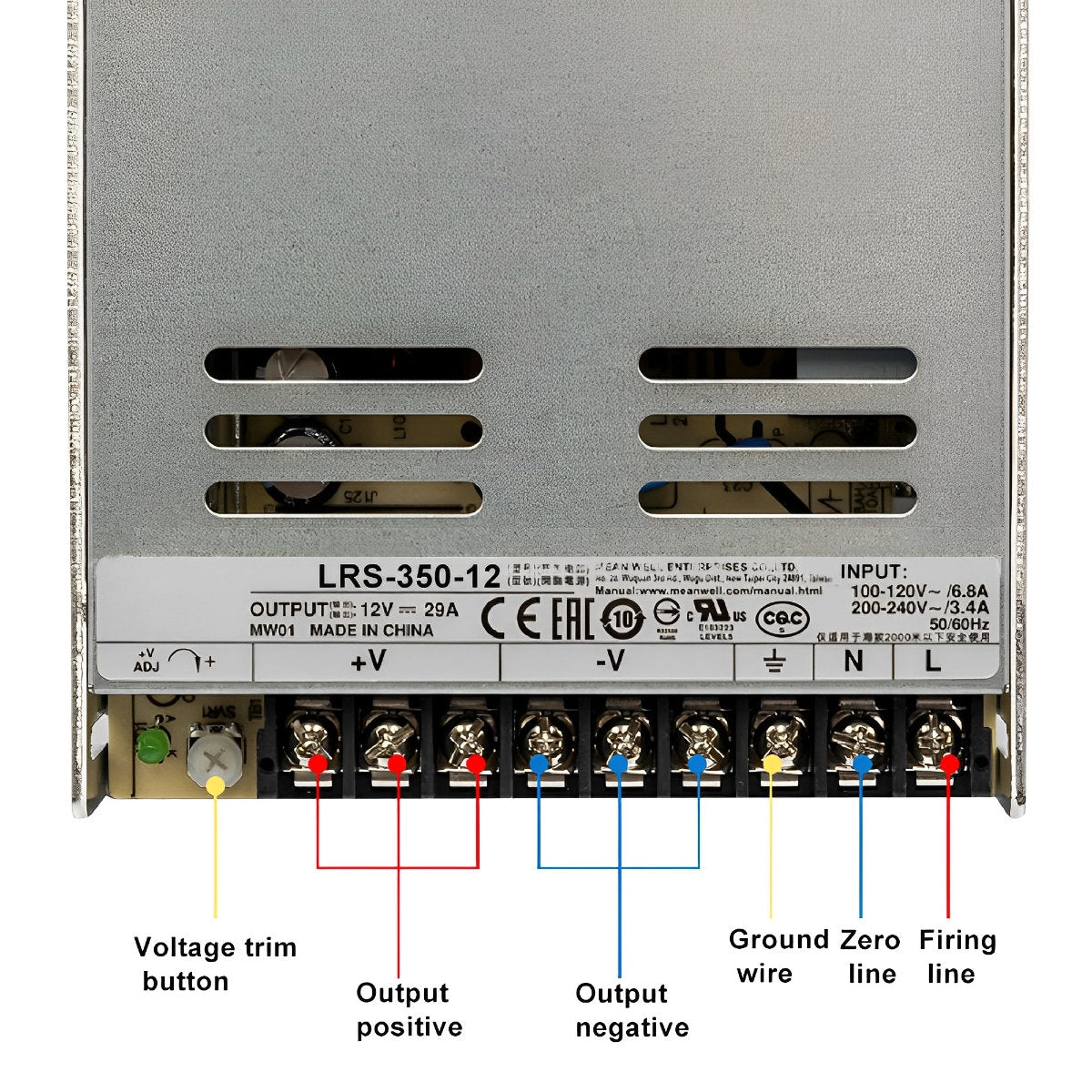 AC 110V to DC 12/24V Voltage Transformer Power Switch Regulators - Flyachilles