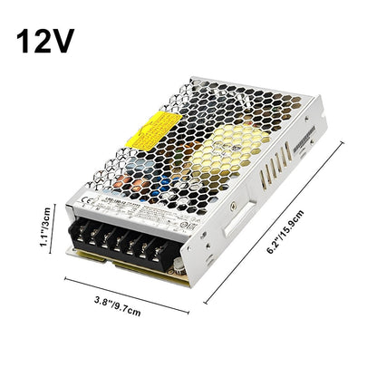 AC 110V to DC 12/24V Voltage Transformer Power Switch Regulators - Flyachilles