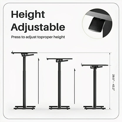 Adjustable Overbed Table on Wheels – Tilting - Flyachilles