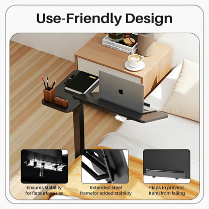 Adjustable Overbed Table on Wheels – Tilting - Flyachilles