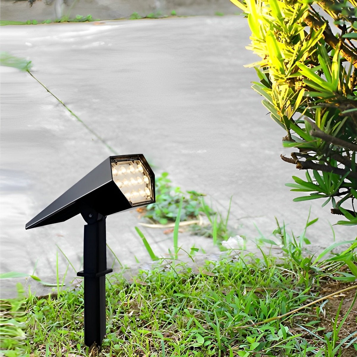 Adjustable Waterproof Multicolor Solar Spot Light With Sensor Landscape Lighting - Flyachilles