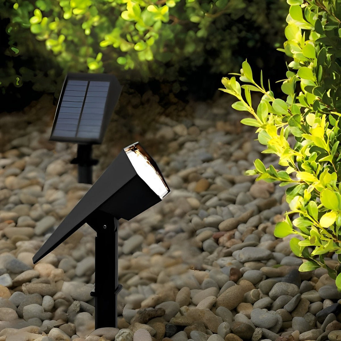 Adjustable Waterproof Multicolor Solar Spot Light With Sensor Landscape Lighting - Flyachilles