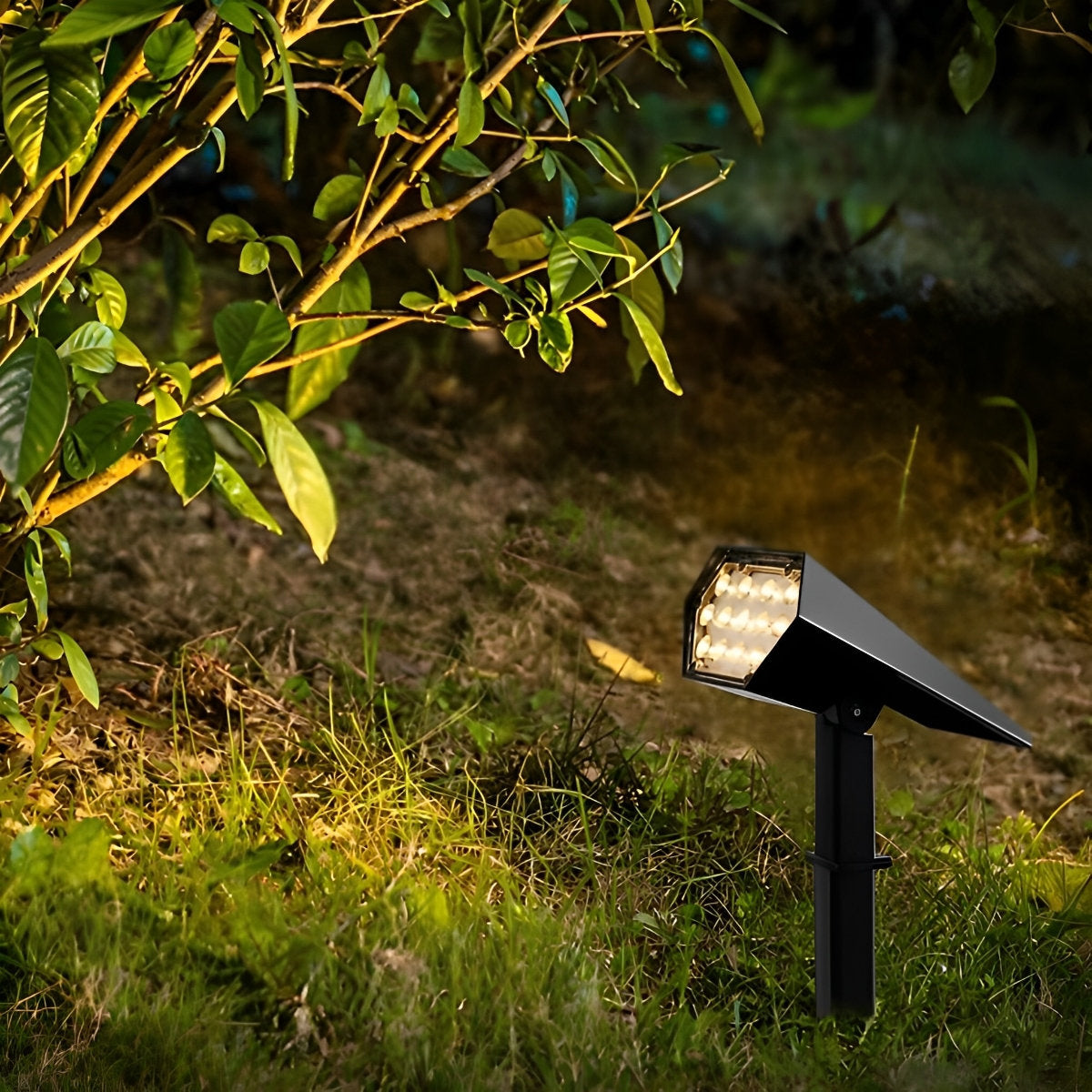 Adjustable Waterproof Multicolor Solar Spot Light With Sensor Landscape Lighting Lawn Garden Lawn Lamp - Flyachilles