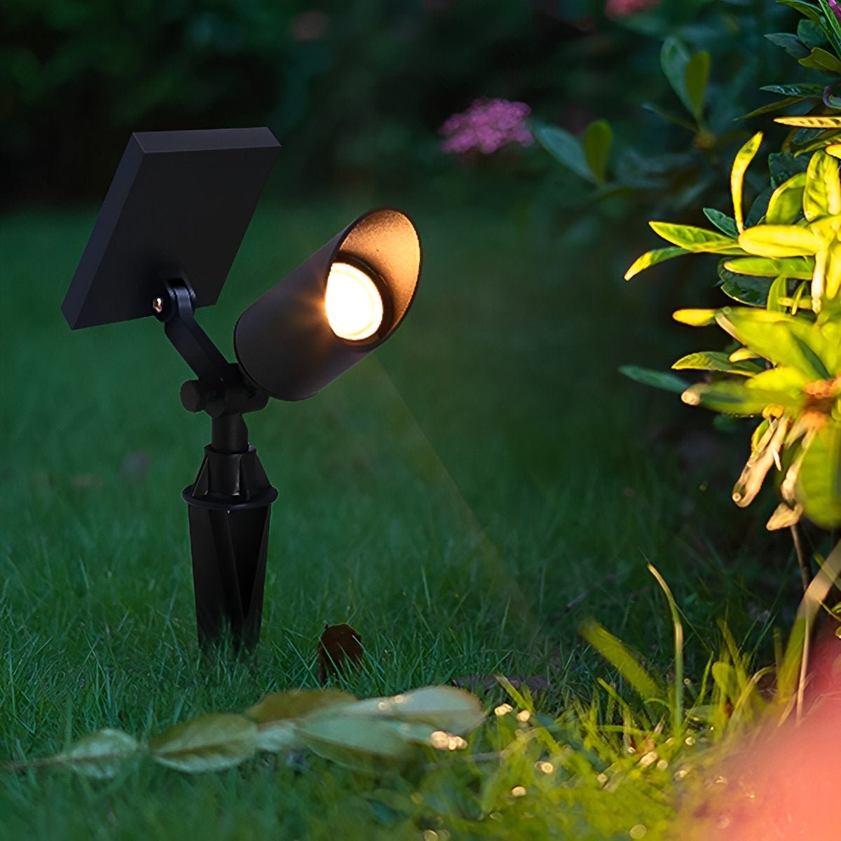 Aluminium wasserdichte IP65 Lampe Rasenstrahler Außenbeleuchtung Gartenstrahler - Flyachilles