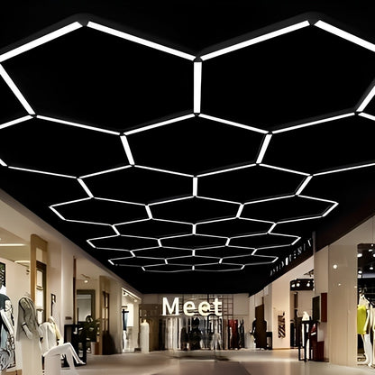 Black LED Recessed Hanging Linear Light - Flyachilles