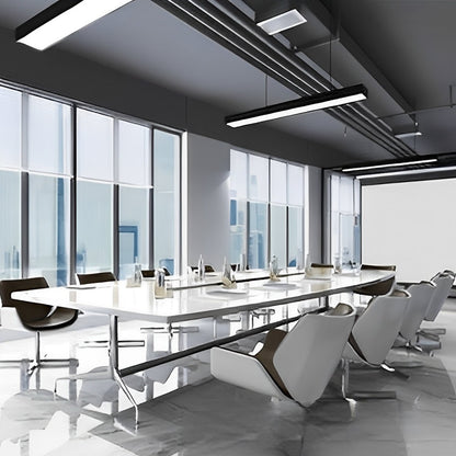 Black LED Recessed Hanging Linear Light - Flyachilles