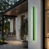 Black Long Strip LED RGB IP65 Waterproof Outdoor Wall Mount Lighting - Flyachilles