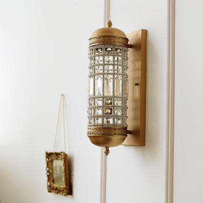 Brass Vintage Wall Sconce Light Retro Luxury Stairwell Wall Lamp - Flyachilles